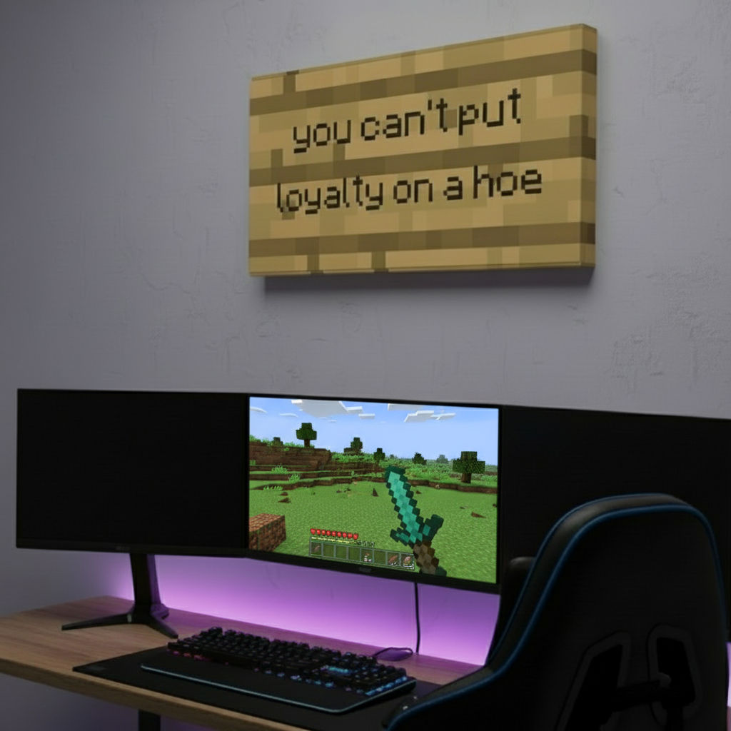 You can't put loyalty on a hoe